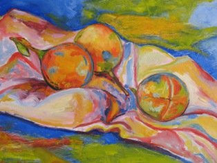 Granadillas Oil Canvas Still Life Paintings