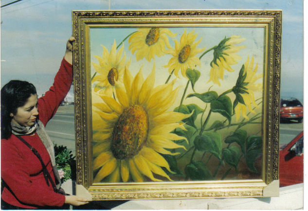 Girasoles Óleo Lienzo