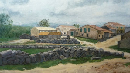 Pueblo en el valle