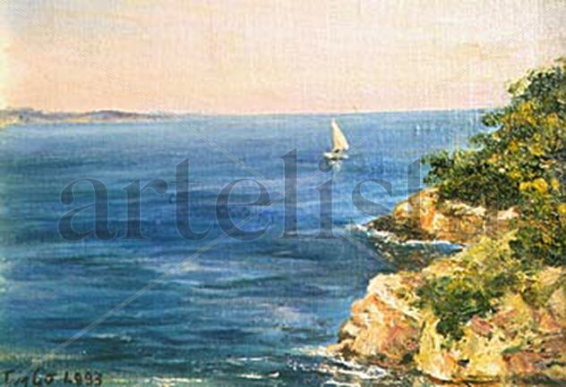 0198-07-0062-CALA VIÑAS, MALLORCA, APUNTE