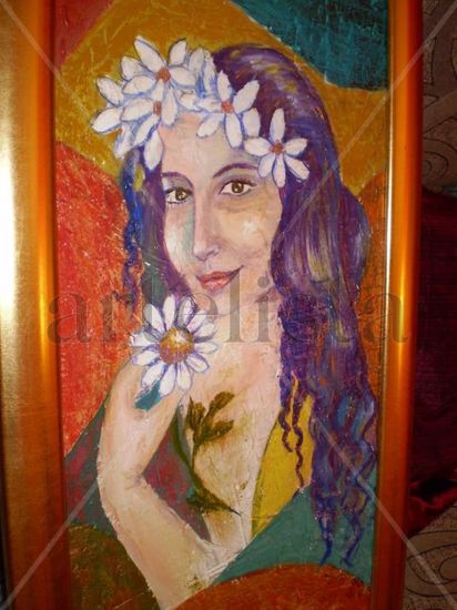 Invitacion Acrylic Canvas Figure Painting