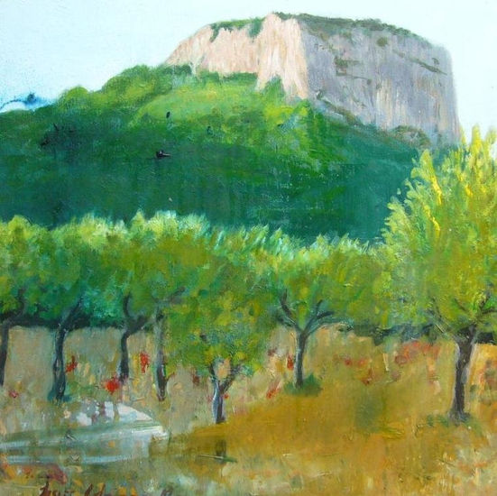 castell d alaro Oil Canvas Landscaping