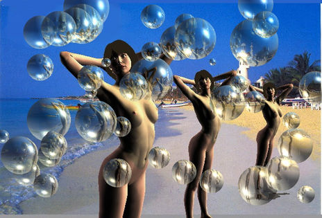 3 Mujeres en la playa