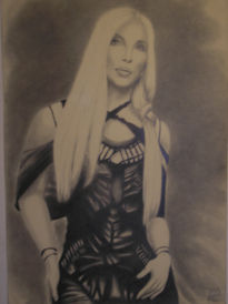 La rubiadibujo a lapiz