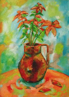 Flores Oil Canvas Still Life Paintings