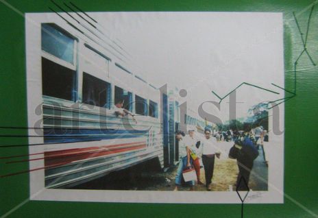 Tren en color