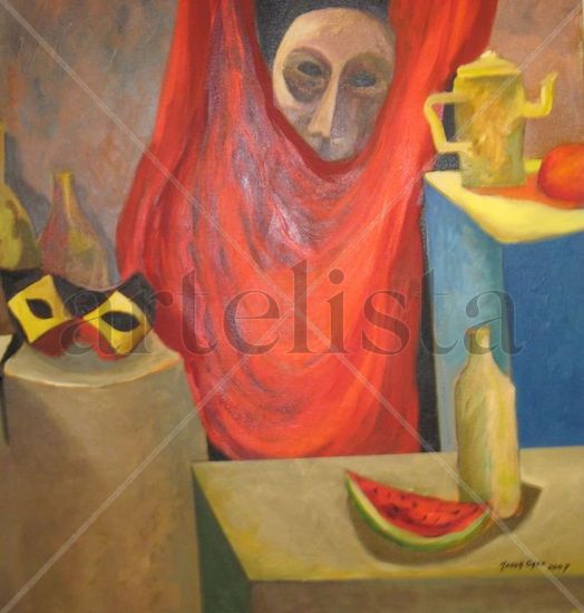 La cita Acrylic Textile Still Life Paintings