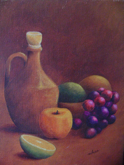 Media Naranja Oil Canvas