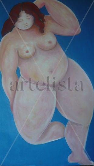 Antonella Acrylic Canvas Nude Paintings