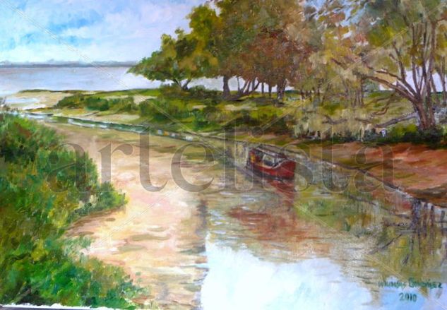 Arroyo Laureles Oil Canvas Landscaping