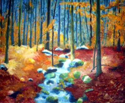 El rio del olvido Oil Canvas