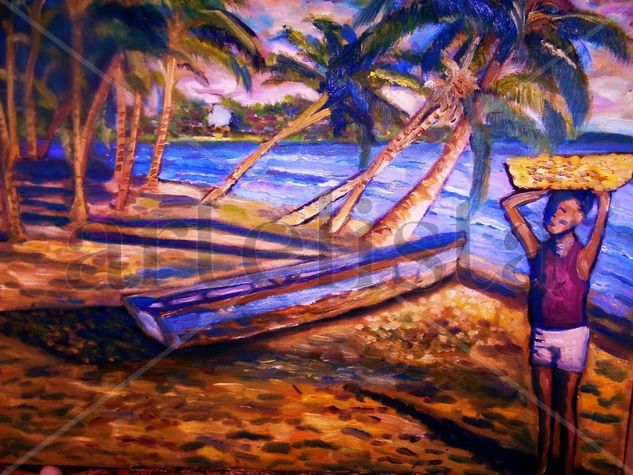 CARIBE Oil Canvas Landscaping