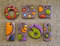 COLGANTES CON DECORACIONES DE CIRCULOS