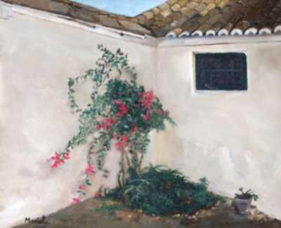 El cortijo Oil Canvas