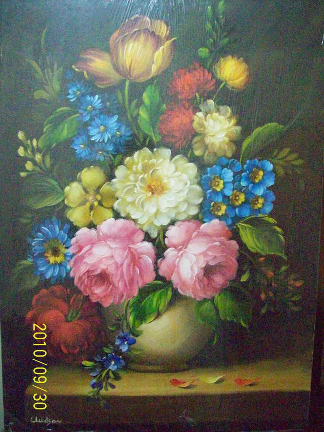 vaso com flores