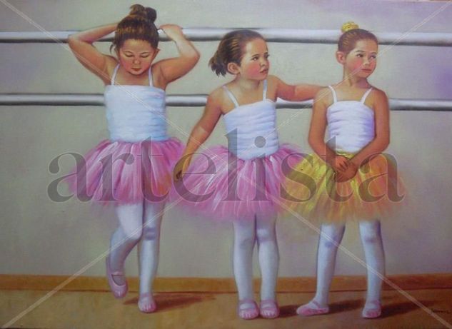 ballet  kids Oil Canvas Landscaping