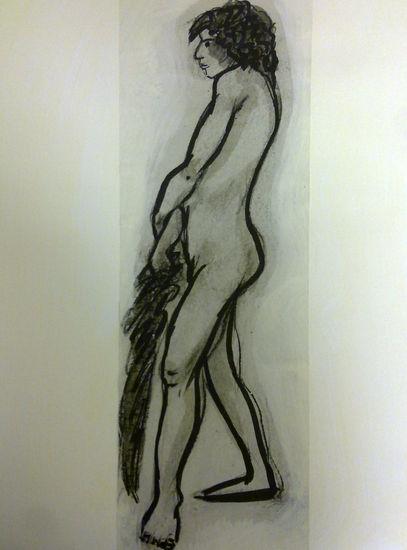 desnudo 2010.6 Charcoal