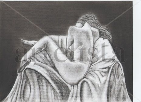 Desnudo mujer en...