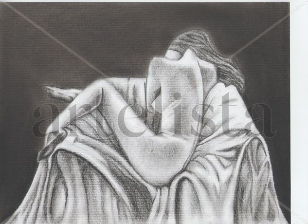 desnudo mujer en sofa 2 Pencil