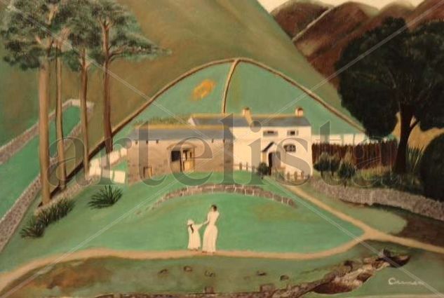 Honor a Dora Carrington Oil Canvas Landscaping