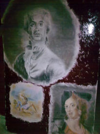 Retratos pastel y...