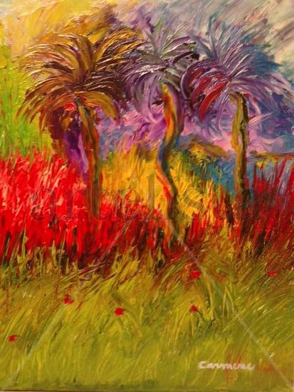 Tropical Oil Canvas Landscaping