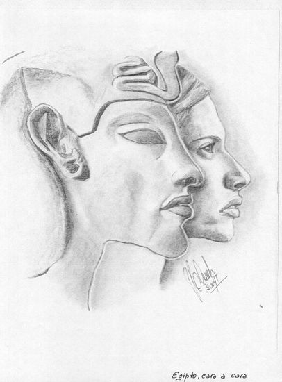 Egipto, cara a cara. Pencil