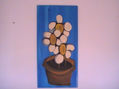 maseta en flor