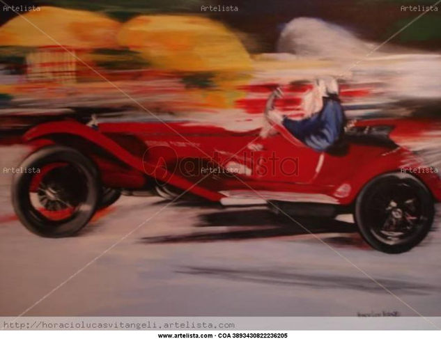 La Mille Miglia - Alfa Romeo 1750 Acrylic Canvas Others