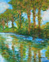 Reflejos del río al mediodía