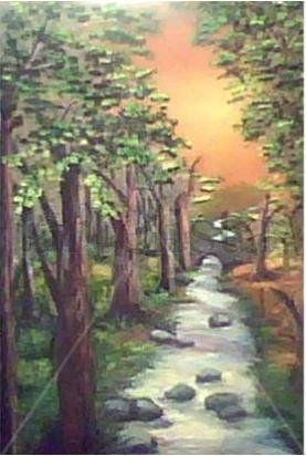 Mi VIDA Oil Canvas Landscaping