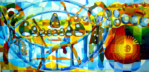 Movimiento -14 Oil Canvas Landscaping