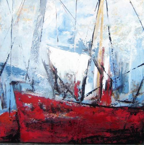 Cascos Acrylic Canvas Marine Painting