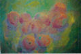 Naranjas sobre verde