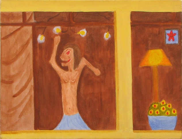 El Bañista Acrylic Canvas Nude Paintings