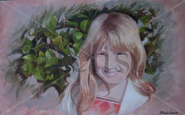 La dulzura Oil Canvas Portrait