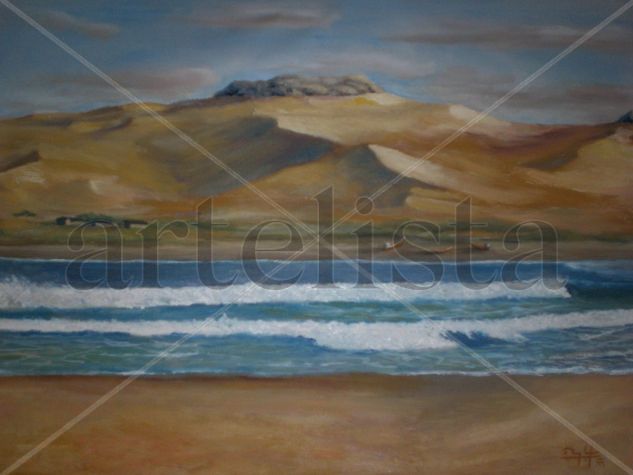 Barra de Valizas Oil Canvas Landscaping