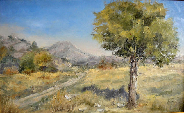 La Maliciosa Oil Canvas Landscaping