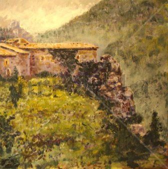 EL PALLARS Oil Panel Landscaping