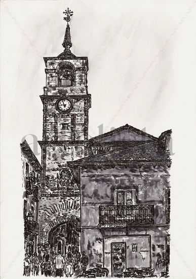 Torre del Reloj (Ponferrada) Ink