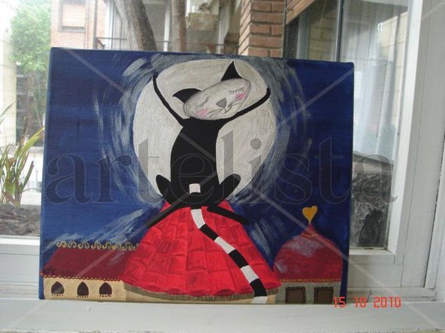 gato enamorado