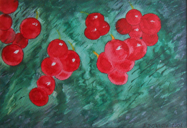 Racimos de cerezas