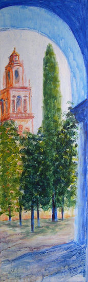 Torre de la Mezquita de Cordoba Acrylic Panel Landscaping