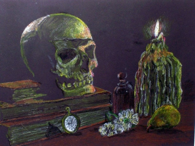 "El bodegón de los espíritus". Wax Paper Still Life Paintings