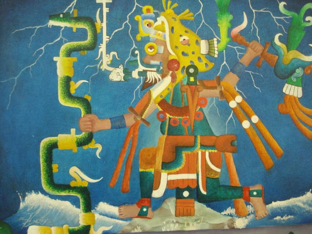 dios del agua de la fertilidad (tlaloc) 