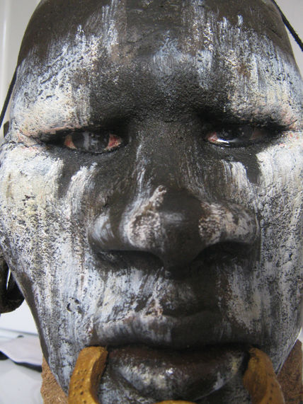 Cabeza etnia africano