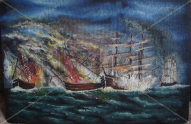 Barcos en llamas 