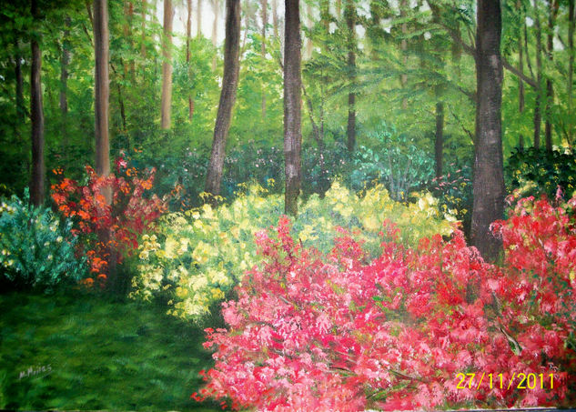 Arboreto III Oil Canvas Landscaping