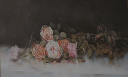 Bodegon con rosas