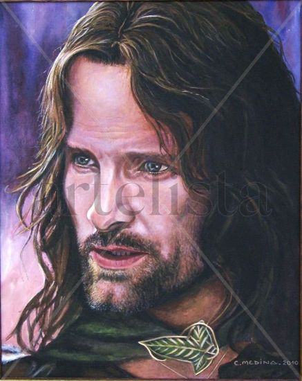 "Aragorn" Oil Canvas Landscaping